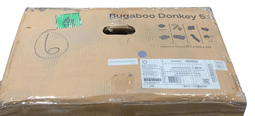 Bugaboo Donkey 5 Mono Stroller, 2025, Black, Midnight Black, Midnight Black