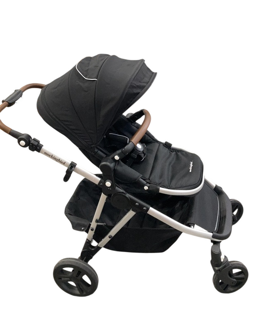 Shop Mockingbird Single to Double 2.0 Stroller, Black, Watercolor Drops, Silver With Penny Leather, 2025 at GoodBuy Gear
