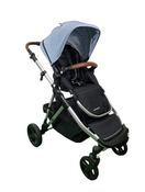 Shop Mockingbird Single to Double 2.0 Stroller, 2024, Silver With Penny Leather, Sky, Watercolor Drops at GoodBuy Gear