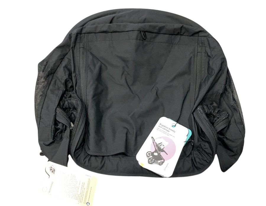Shop Bugaboo Breezy Sun Canopy, Midnight Black, Fox/Fox Cub/Cameleon/Lynx at GoodBuy Gear