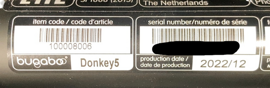 Shop Bugaboo Donkey 5 Mono Stroller, 2022, Black, Washed Black, Washed Black at GoodBuy Gear