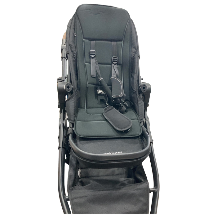 Shop Mockingbird Single to Double 3.0 Stroller, 2025, Black Windowpane, Charcoal with Penny Leather at GoodBuy Gear