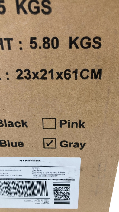 Shop Ezebaby Baby Portable High Chair with Sun Canopy, Grey at GoodBuy Gear