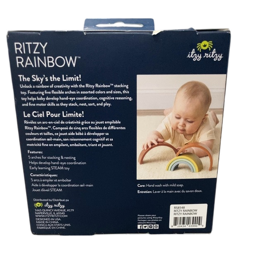 Shop Itzy Ritzy Rainbow Stacker Toy, Rainbow at GoodBuy Gear