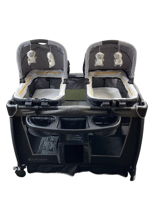 Shop Baby Trend Retreat Twins Nursery Center, Quarry at GoodBuy Gear
