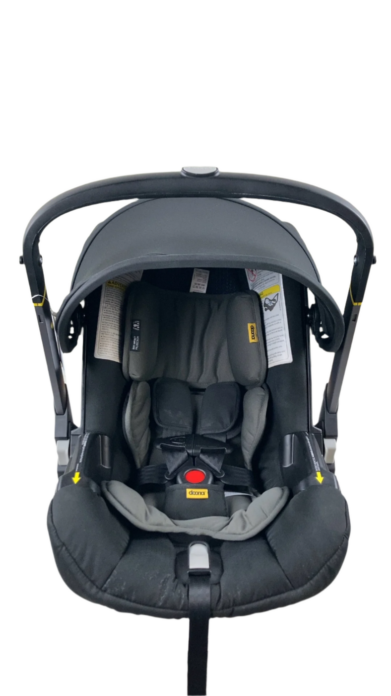 Doona Infant Car Seat & Stroller Combo, 2023, Nitro black