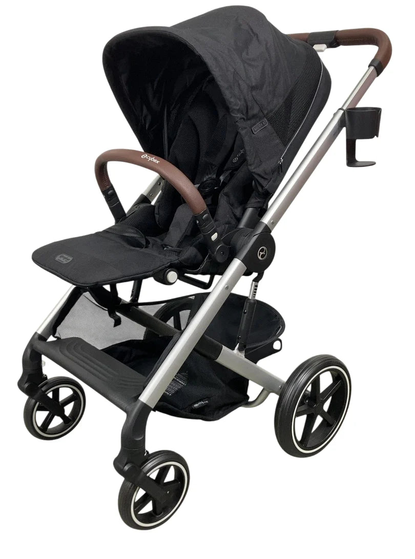 cybex balios s lux 2024 Cybex Balios S Lux Stroller, 2024, Moon Black, Silver — GoodBuy Gear