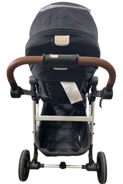 Shop Mockingbird Single to Double 2.0 Stroller, 2024, Black, Silver With Penny Leather, Windowpane at GoodBuy Gear