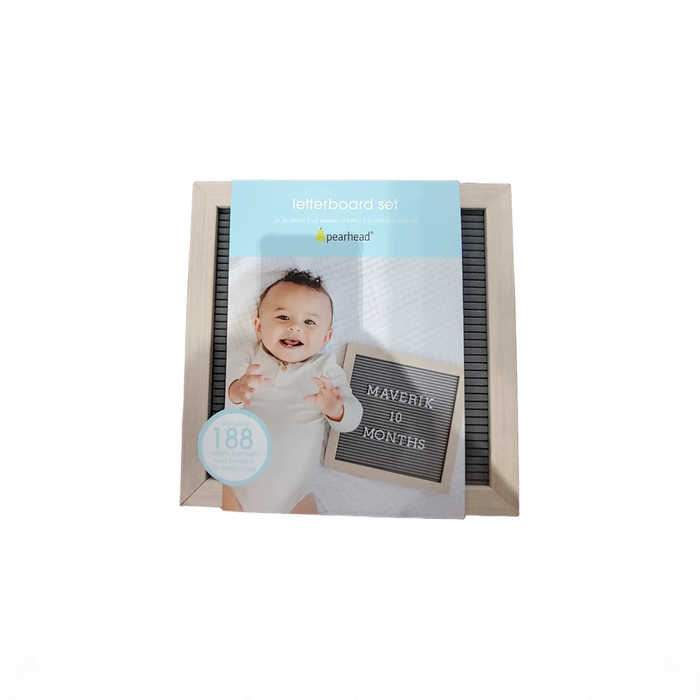 Shop DRAFT - Pearhead Letterboard Set, Wood at GoodBuy Gear