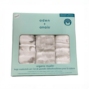 Shop Aden + Anais Cotton Muslin Wash Cloths (Set Of 3), Map the Stars at GoodBuy Gear
