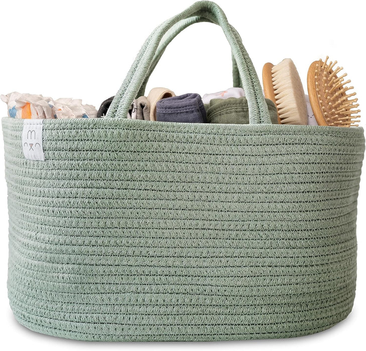 Natemia Diaper Caddy Organizer, Lily Pad