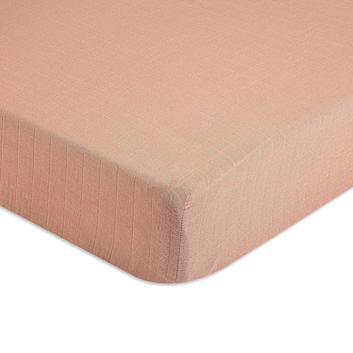 Crane Baby Crib Fitted Sheet, Copper