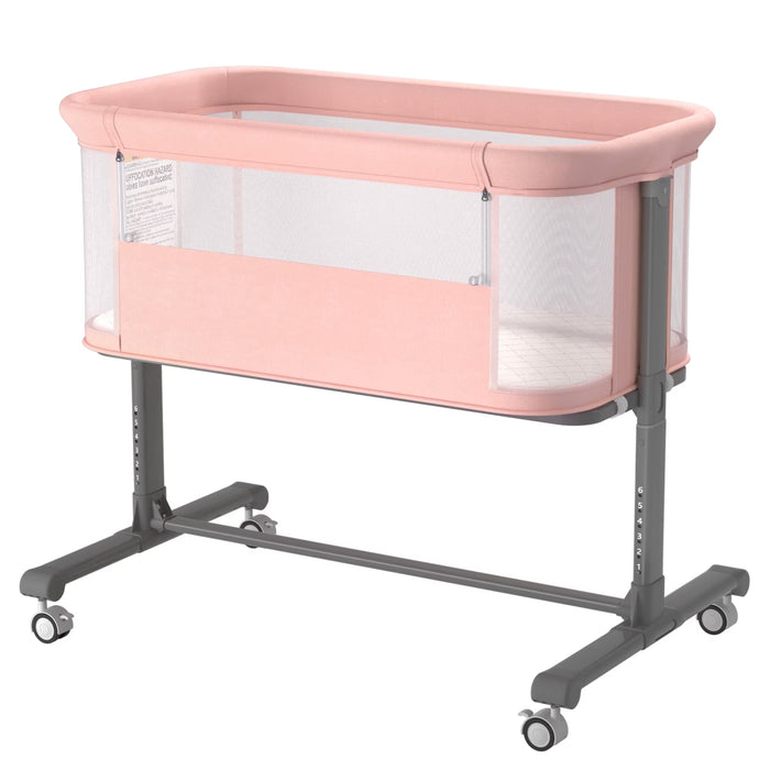 Shop AILEEKISS Baby Beside Sleeper, Pink at GoodBuy Gear