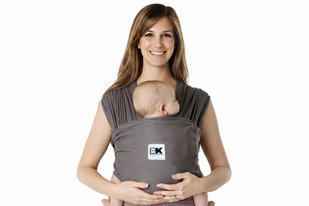 Baby K'tan Baby Carrier, Breeze, Dark Gray, Medium