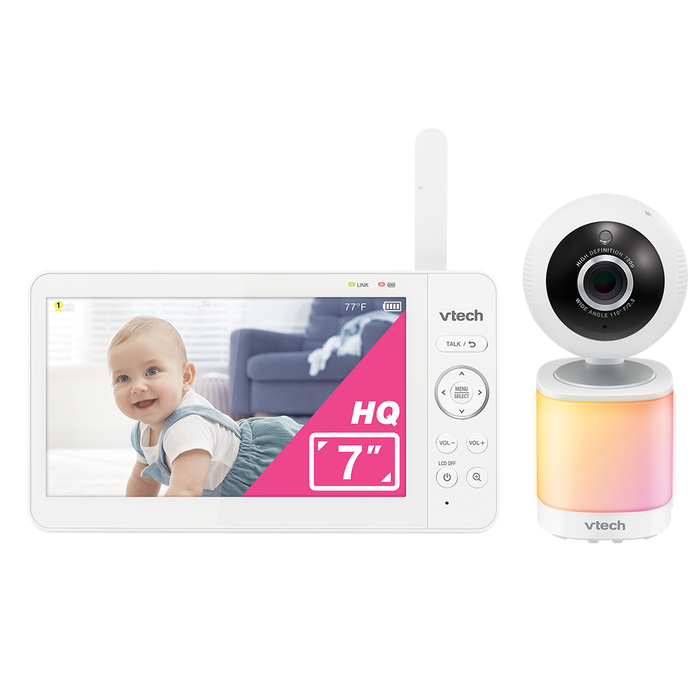 Shop VTech VM7468HQ 7" Digital Video Baby Monitor, Multicolor Nightlight at GoodBuy Gear