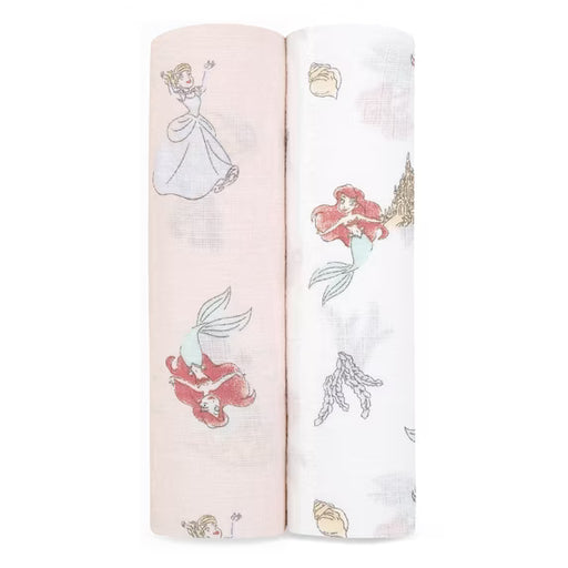 Shop Aden + Anais Essentials Cotton Muslin Swaddle (2 Pack), Disney Princess at GoodBuy Gear