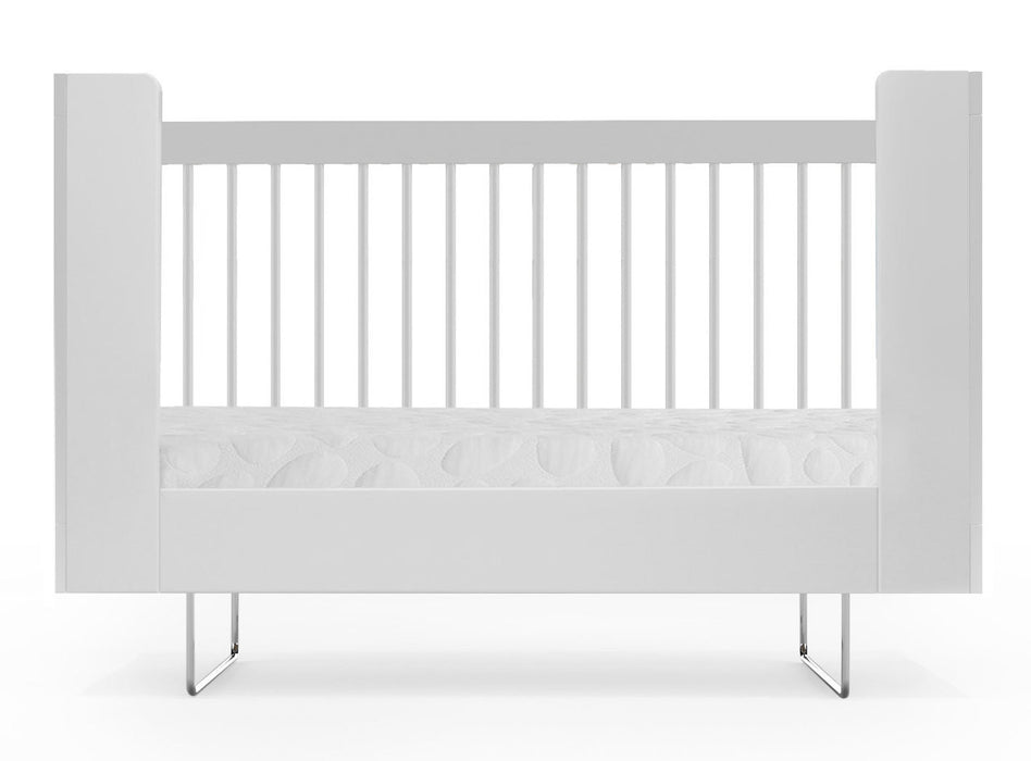 Spot on Square Alto Crib Conversion, White