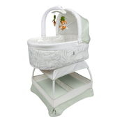 Shop TruBliss Sweetli Calm Bassinet, Sage Fern Leaves at GoodBuy Gear