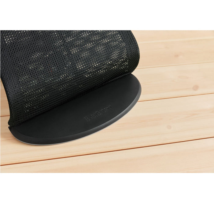 BabyBjorn Bouncer Bliss Mesh in Black + Baby Carrier Mini in Anthracite/Landscape