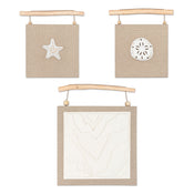 Shop Crane Baby Cove 3-Piece Beach Themed Wall Decor, Beige at GoodBuy Gear