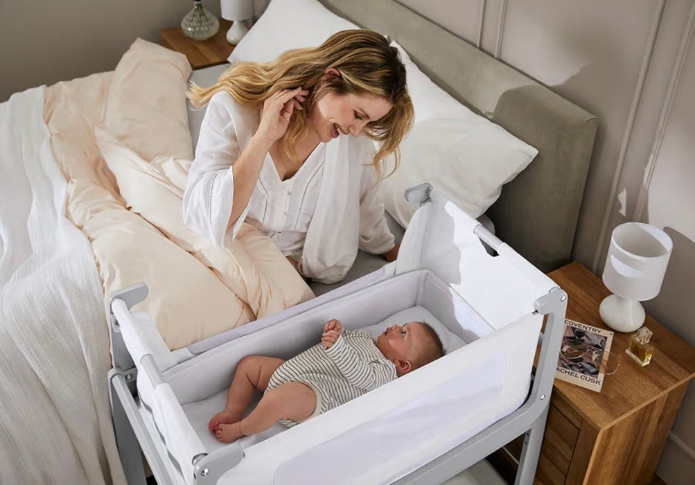 Snuz SnuzPod4 Bedside Bassinet, Dove Gray