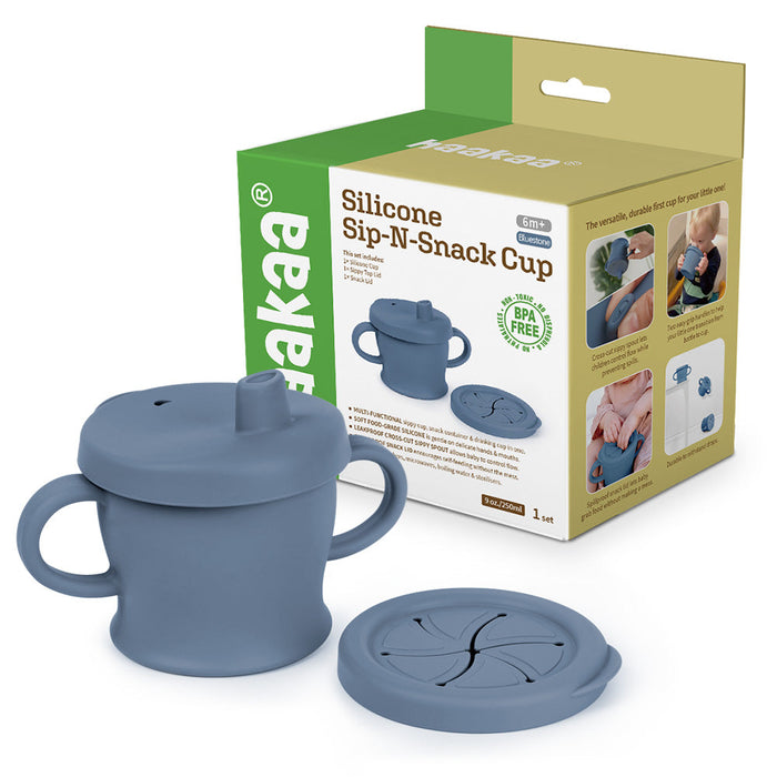 Shop Haakaa Silicone Sip-N-Snack Cup 8 oz at GoodBuy Gear