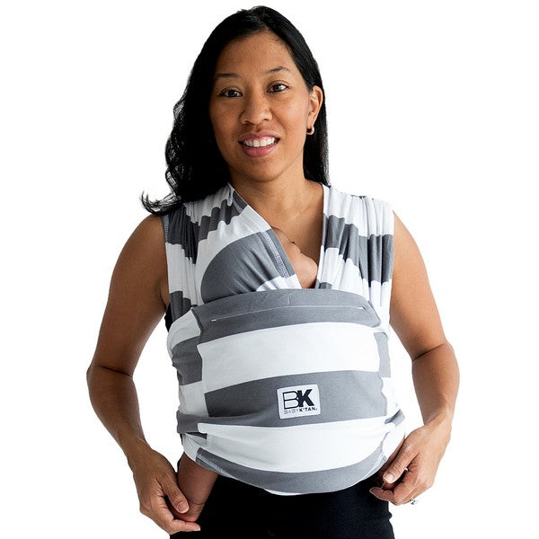 Baby K'tan Baby Carrier, Charcoal Stripe, Original, X-Large