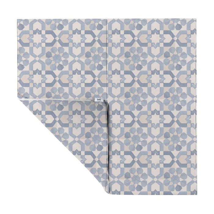 Shop Toki Kids Vegan Leather Mat Mega, Blue Tile at GoodBuy Gear