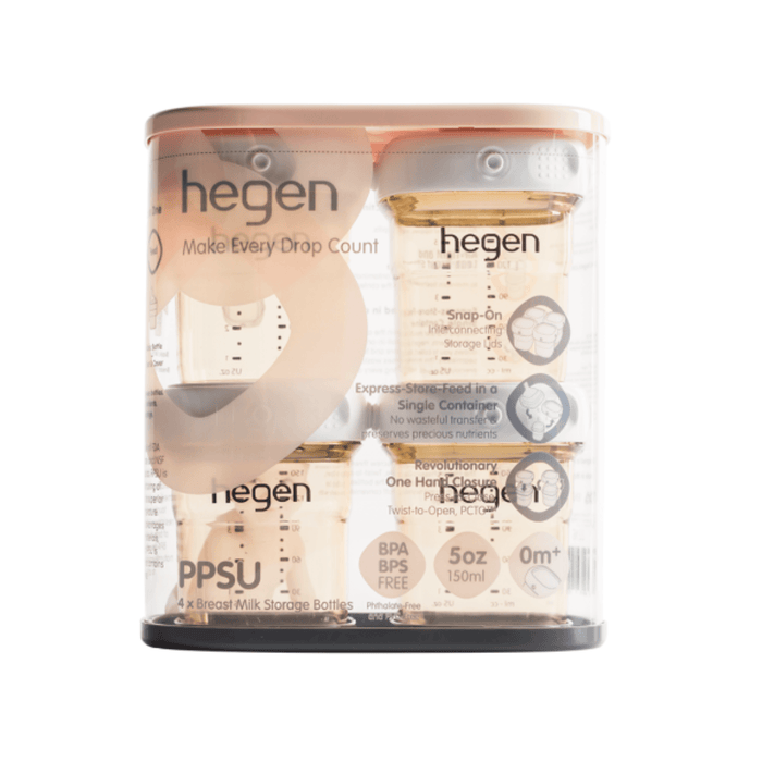 Hegen PPSU Breast Milk & Food Storage, 5oz, 4-Pack