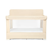 Shop Baby Delight Lunaire Full Size Mesh Crib and Playard, Organic Oat at GoodBuy Gear