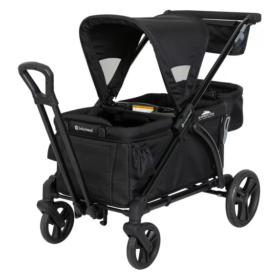 Baby Trend Expedition 2-in-1 Stroller Wagon Plus, 2025, Ultra Black