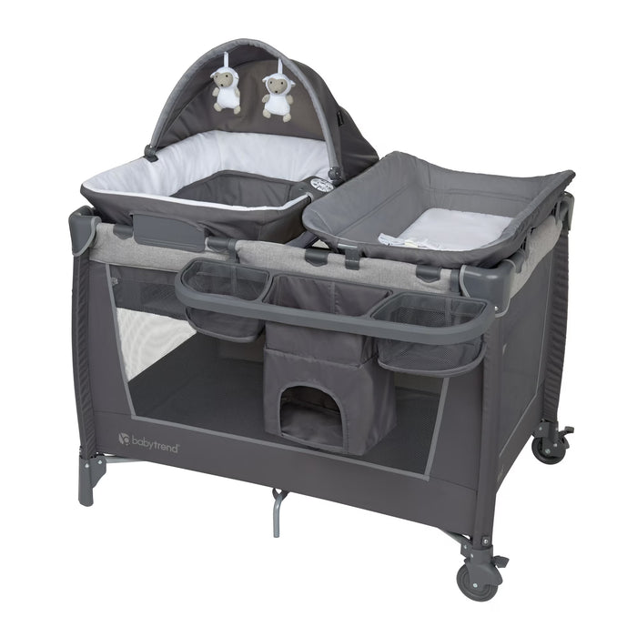 Shop Baby Trend Simply Smart Nursery Center Playard, 2.0, Shale Gray at GoodBuy Gear