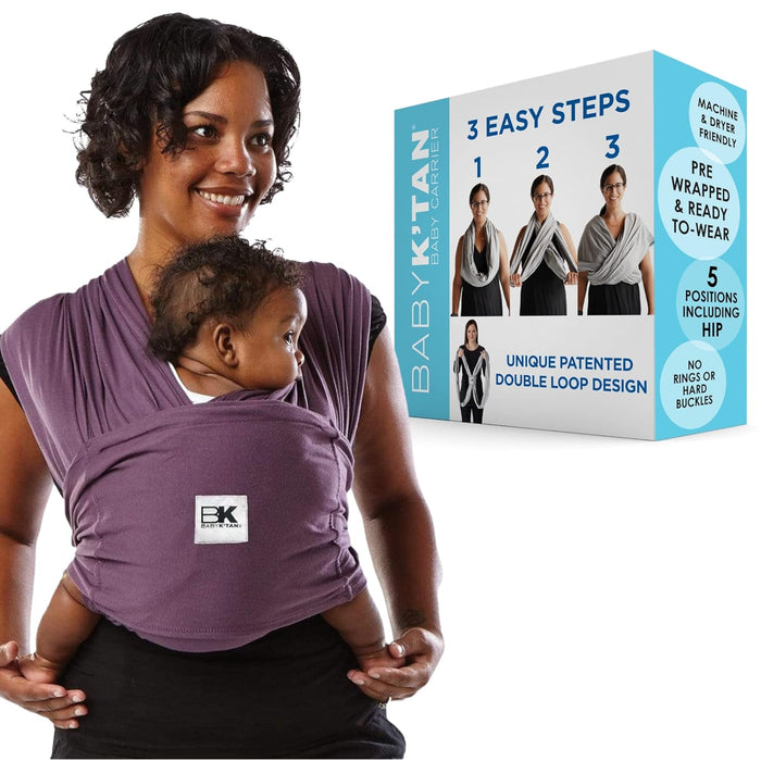 Shop Baby K'tan Baby Carrier, Medium, Eggplant at GoodBuy Gear