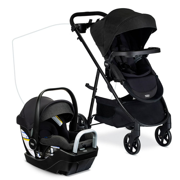Shop Britax Willow Brook S+ Travel System, 2025, Raven Black at GoodBuy Gear