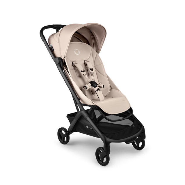 Bugaboo Butterfly 2 Stroller, 2025, Black, Desert Taupe, Desert Taupe