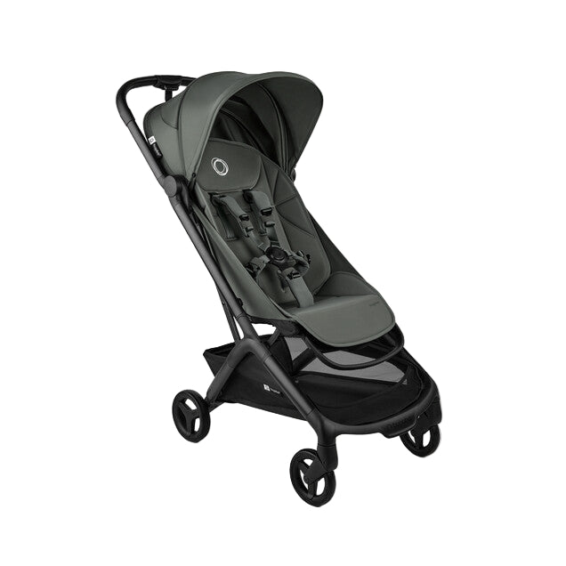 Bugaboo Butterfly Stroller, 2025, Black, Forest Green, Forest Green