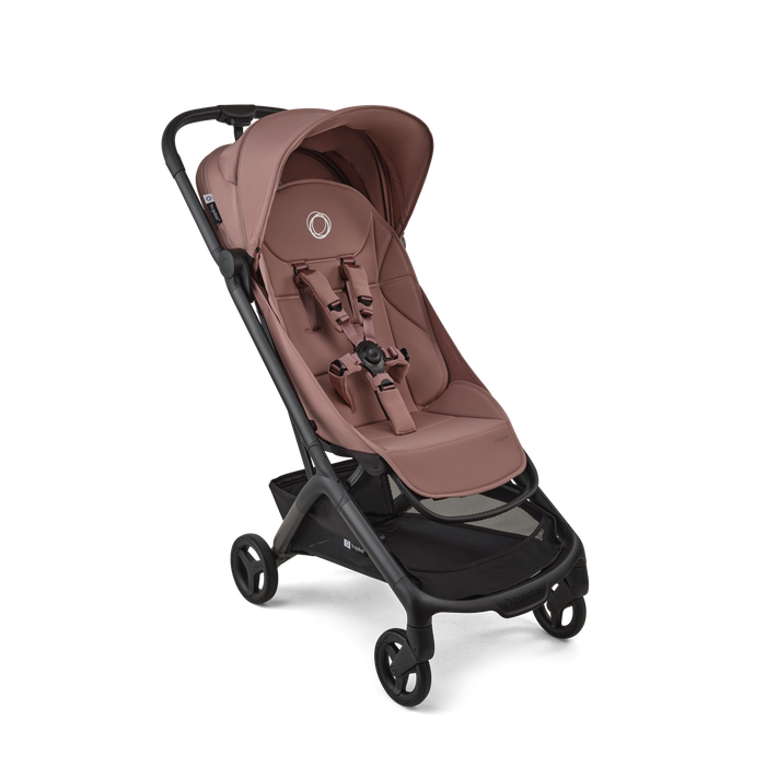 Bugaboo Butterfly 2 Stroller, 2025, Black, Dusty pink, Dusty pink