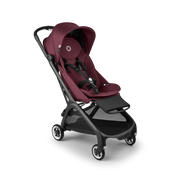 Shop Bugaboo Butterfly 2 Stroller, 2025, Dark Cherry, Dark Cherry, Black at GoodBuy Gear