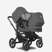 Shop Bugaboo Donkey 5 Duo Stroller, 2022, Black, Grey Melange, Grey Melange at GoodBuy Gear