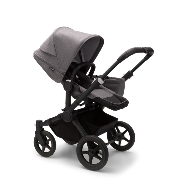 Bugaboo Donkey 5 Mono Stroller, Black, Grey Melange, Grey Melange, 2025
