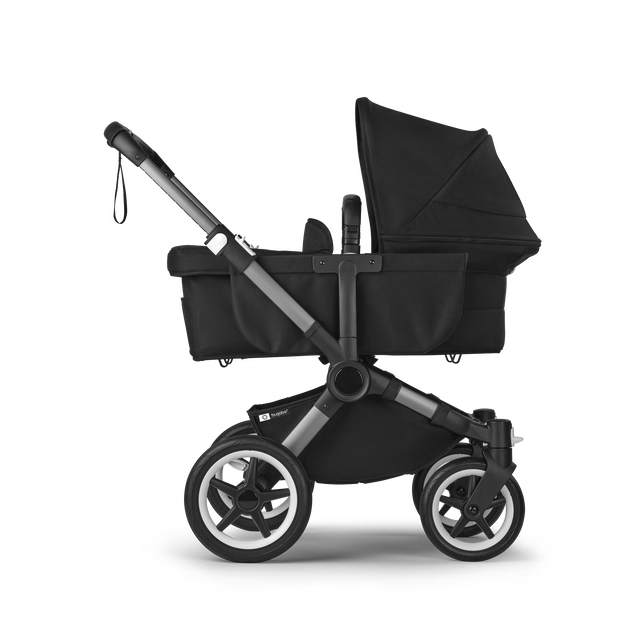 Bugaboo Donkey 5 Mono Stroller, 2022, Midnight Black, Graphite, Midnight Black