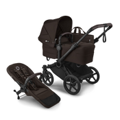 Shop Bugaboo Donkey 6 2-in-1 Stroller, 2025, Black Frame, Cocoa Brown, Cocoa Brown at GoodBuy Gear