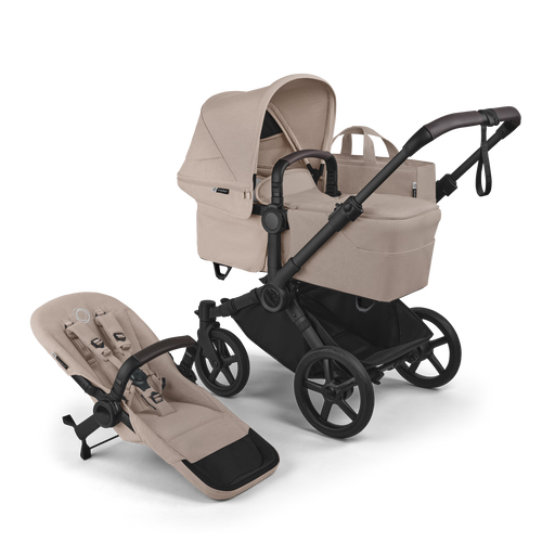 Shop Bugaboo Donkey 6 2-in-1 Stroller, 2025, Black Frame, Desert Taupe Melange, Desert taupe melange at GoodBuy Gear