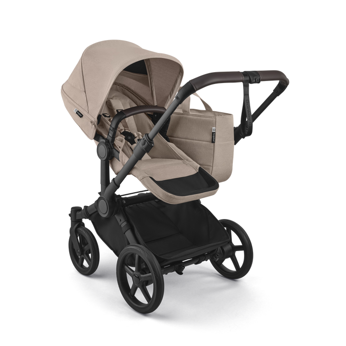 Shop Bugaboo Donkey 6 2-in-1 Stroller, 2025, Black Frame, Desert Taupe Melange, Desert taupe melange at GoodBuy Gear