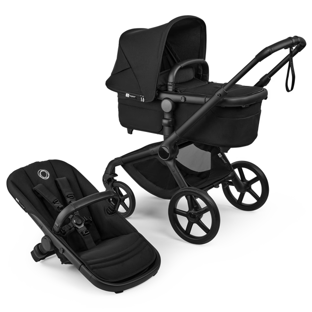 Bugaboo Fox 5 Renew 2-in-1 Stroller, 2025, Black Frame, Heritage Black