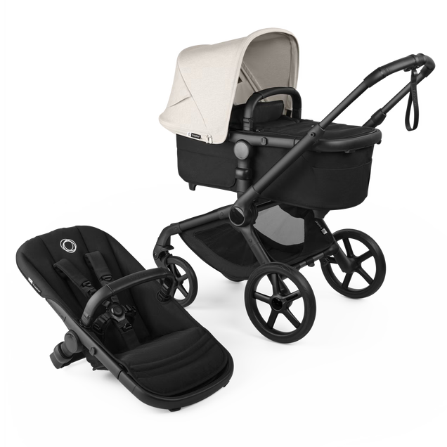 Bugaboo Fox 5 Stroller, Black, 2025, Midnight Black/Misty White