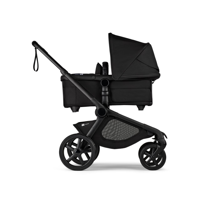 Bugaboo Kangaroo Single To Double Stroller, 2024, Black, Midnight Black, Midnight Black