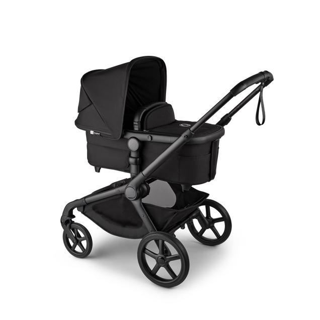Bugaboo Kangaroo Single To Double Stroller, 2024, Black, Midnight Black, Midnight Black