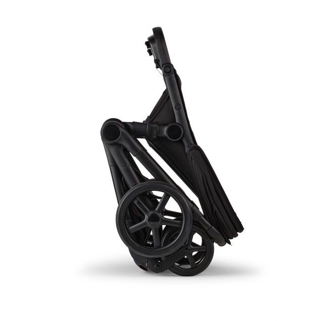 Bugaboo Kangaroo Single To Double Stroller, 2024, Black, Midnight Black, Midnight Black