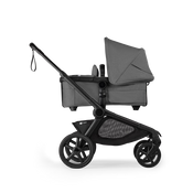 Shop Bugaboo Kangaroo Single To Double Stroller, 2025, Black, Moon Grey, Moon Grey at GoodBuy Gear